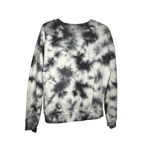 90 Degree by reflex tie dye crew neck sweater womens medium lounge eclectic - Picture 3 of 4